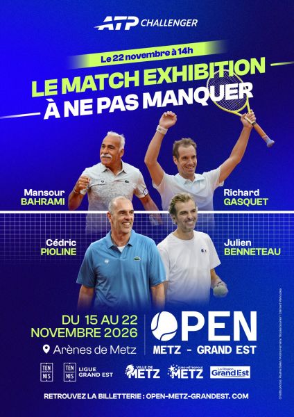Image de Une exhibition exceptionnelle en prélude à la grande finale de l’Open Metz - Grand Est !